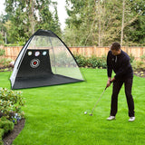 DS BS Foldable Golf Hitting Net Sets with Chipping Target Pockets-300cm