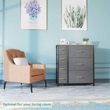 DS BS 7 Drawers Steel Frame Fabric Storage Tower