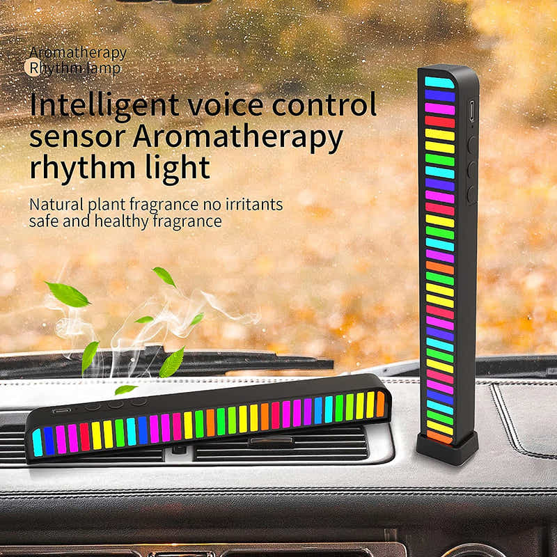 DS BS APP Control Stereo Audio Spectrum RGB 32 LED Light