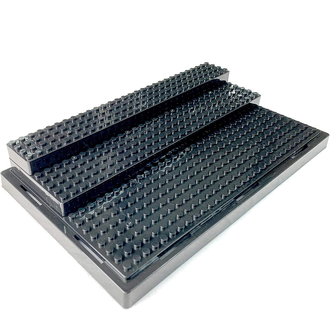 DS BS Minifigure Action Figures Blocks Display Case-Black