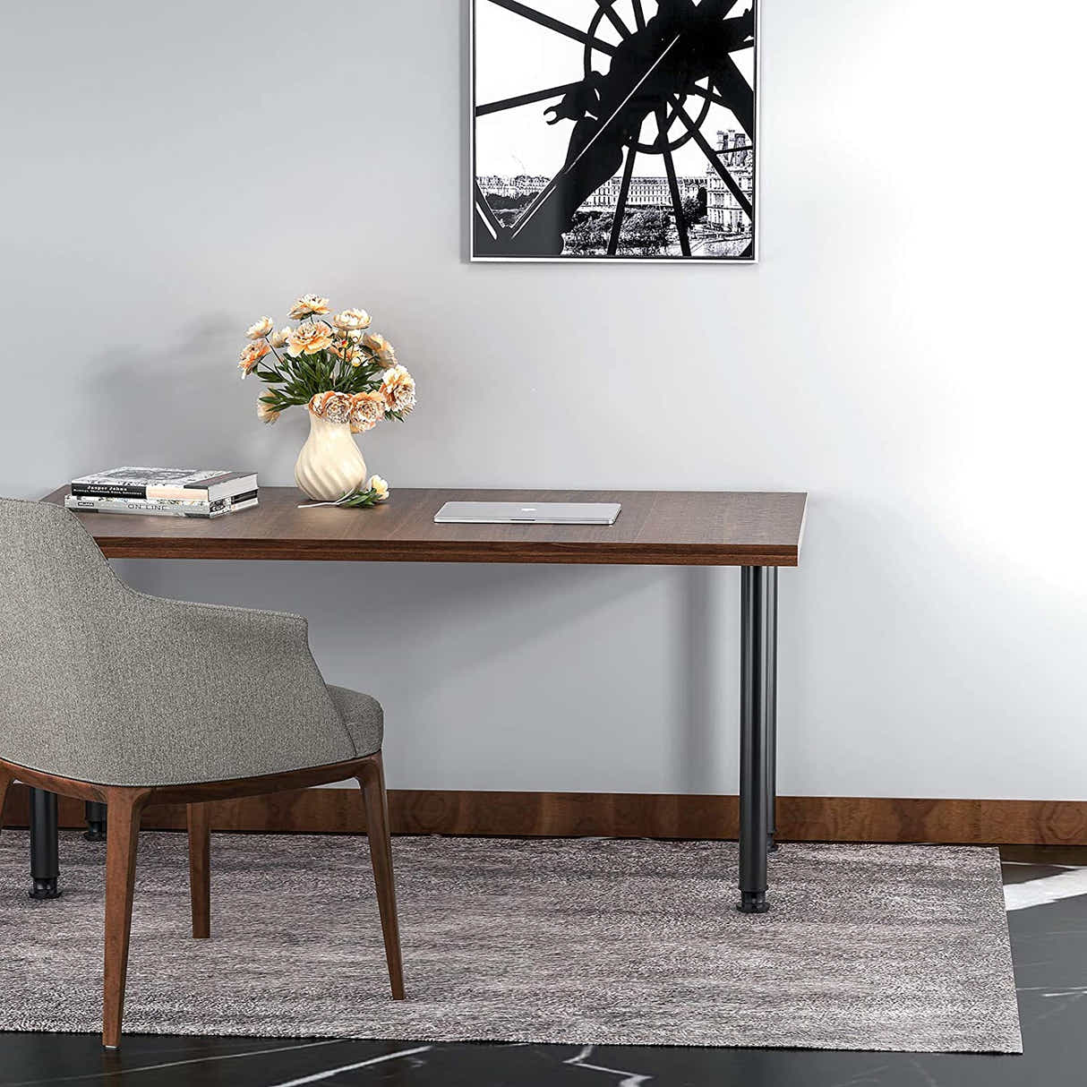 DS BS Adjustable Office Table Furniture Metal Desk Legs-110cm
