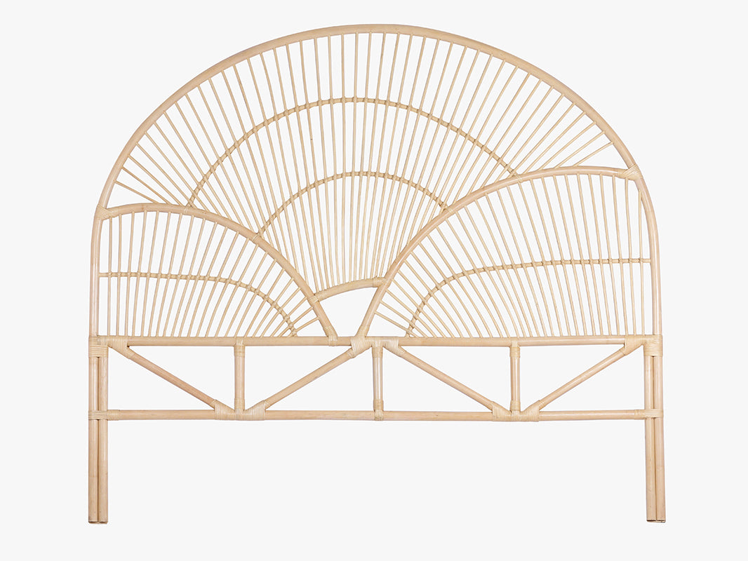 Rattan Bedhead Cloud - King Natural