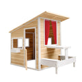 DS BD Kids Wooden Cubby House Playhouse Game Activity Centre Garden Cottage