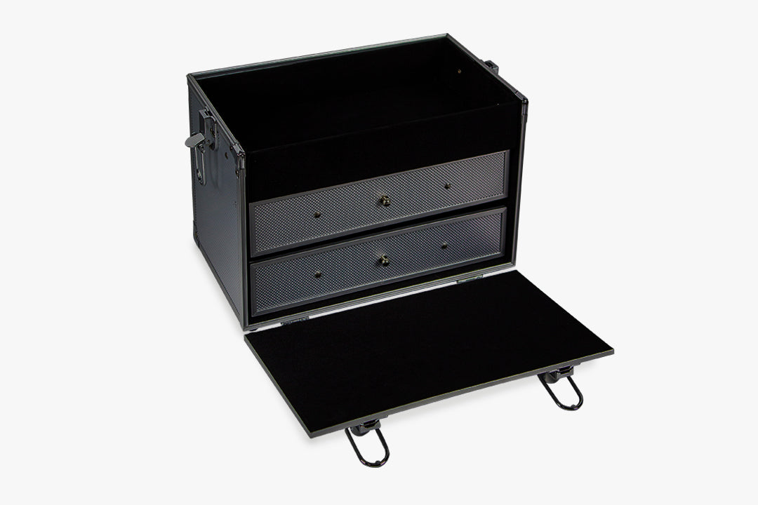 Makeup Case With Drawer black