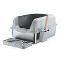 DS BD Stainless Steel Cat Litter XL Pet Toilet Metal Pan Clean 20L with Scoop