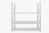Longspan Shelving 2M - Main Bay 2 Layer Grey White