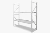 Longspan Shelving 2M - Main Bay 2 Layer Grey White