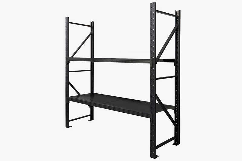 2-Layer Longspan Shelving Black - 1.5 M