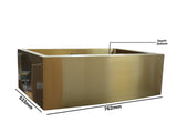 Gold Stainless Steel Single Sink