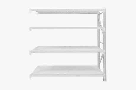 4-Layer Longspan Shelving Add-On Grey White – 1.5 M