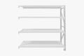 4-Layer Longspan Shelving Add-On Grey White – 1.5 M