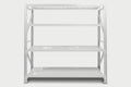 4-Layer Longspan Shelving Grey White - 1.5 M