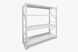 Longspan Shelving 2M - Main Bay 4 Layer Grey White