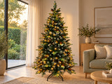 DS Christmas Tree Snow Tips with Lights - 6FT/180cm