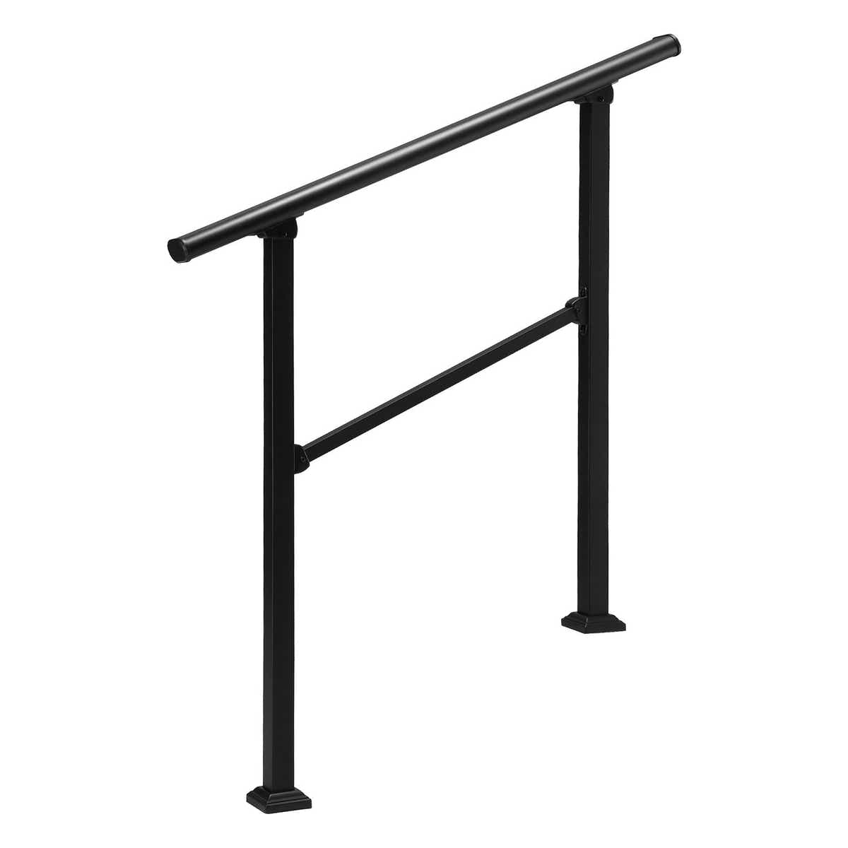 DS BD Stair Handrails Outdoor Steps Rail 2-3 Step Staircase Deck 97x102.5cm