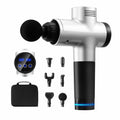 DS BD LED Massage Gun Electric Handheld Back Neck Shoulder 6 Heads 30 Speeds