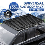 DS BD Universal Car Roof Rack Platform Storage Tray Basket Rooftop Alloy 300kg