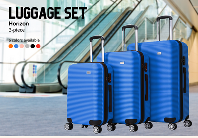 Luggage Set 3pcs horizon blue