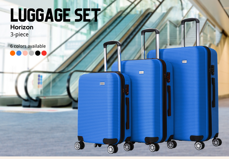 Luggage Set 3pcs horizon blue