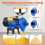 DS BD Electric Grain Mill Grinder Commercial Coffee Bean Spice Refining 3000W