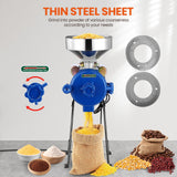 DS BD Electric Grain Mill Grinder Commercial Coffee Bean Spice Refining 3000W