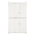 DS BD Retractable Safety Gate Dog Cat Extra Tall Fence 190 to 250cm White