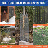 DS BD Welded Wire Mesh Fence 40mx0.91m Chicken Coop Tree Plant Guard Rabbit Cage