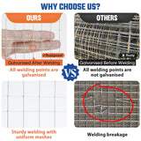 DS BD Welded Wire Mesh Fence 40mx0.91m Chicken Coop Tree Plant Guard Rabbit Cage