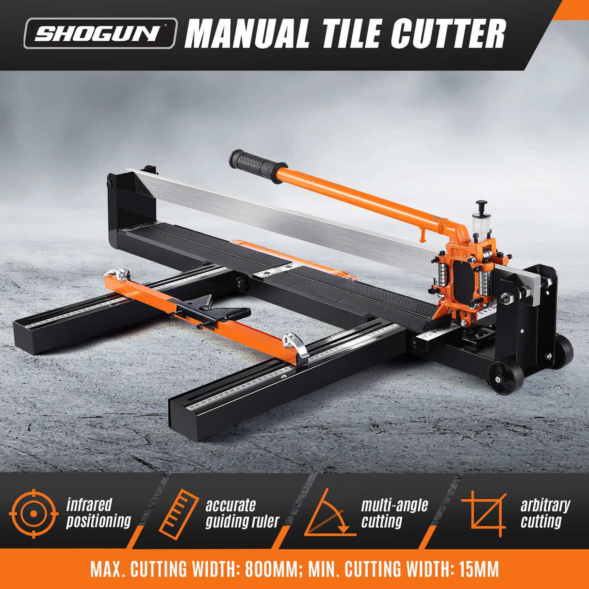 DS BD Manual Tile Cutter Tool Porcelain Ceramic Hand Machine Guide 15 to 800mm