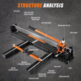 DS BD Manual Tile Cutter Tool Porcelain Ceramic Hand Machine Guide 15 to 800mm