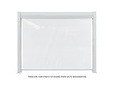Pergola Blind with White Frame & Screen - 3m x 3m