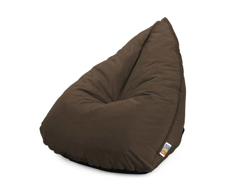 Outdoor Triangle Foam Bag Chair - Brown