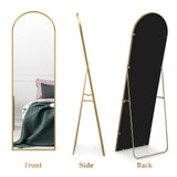 DS BD Arch Full Length Mirror Whole Standing Glass Gold Metal Stand 50x2x160cm