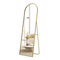 DS BD Arch Full Length Mirror Whole Standing Glass Gold Metal Stand 50x2x160cm
