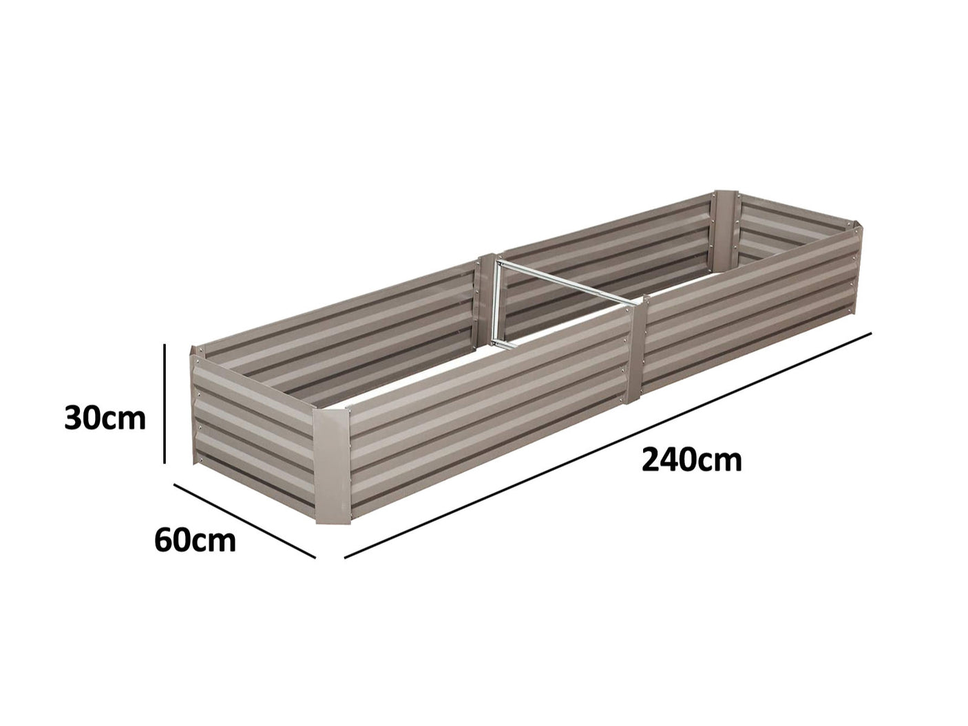 Garden Bed 2400X600X300MM