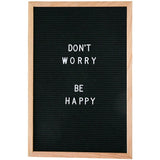 DS BS Black Felt Letter Boards Large with 370 Letters