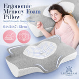 DS BD Luxdream Cervical Pillow Memory Foam Contour Neck Shoulder Ergonomic