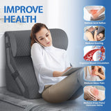 DS BD Wedge Pillow Set 3Pcs Triangle Bed Cushion Memory Foam Head Adjustable