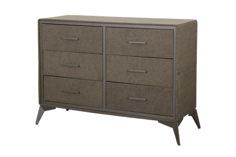 Delani 6-Drawer Lowboy - Brown