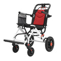DS BD 12 Inch Folding Wheelchair Mobility Disability Aid PU Wheel Lightweight