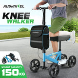 DS BD Knee Scooter Walker Steerable Mobility Wheelchair Medical Crutch Broken BL