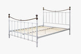 High Metal Victorian Queen Bed Frame