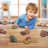 DS BS 6 Pack Pull Back Dinosaur Toys Race Car Set