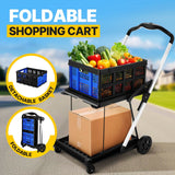 DS BD Folding Cart Basket Shopping Luggage Grocery Hand Truck Utility Push