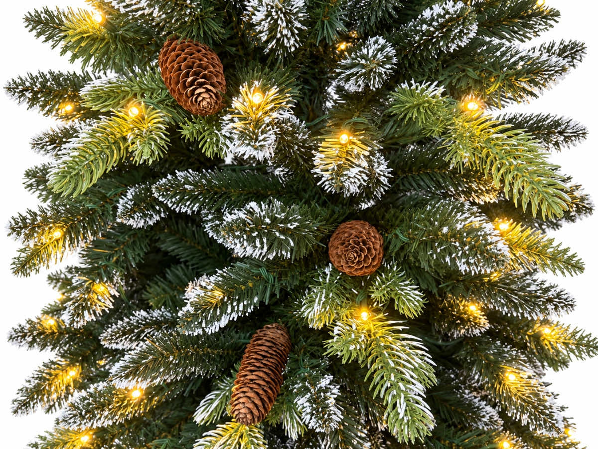 DS Christmas Tree Snow Tips with Lights - 6FT/180cm