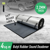 DS BD Butyl Sound Deadener Car Mat Audio Noise Rubber 2.2mm 4 SQM 50x800cm