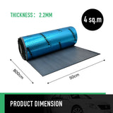 DS BD Butyl Sound Deadener Insulation Car Mat Rubber 2.2mm 4 SQM 50x800cm