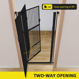 DS BD Safety Gate Dog Cat Extra Tall Retractable Fence Door 142cm Height