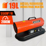DS BD Industrial Fan Heater Diesel Kerosene Space Forced Blower 28KW Workshop