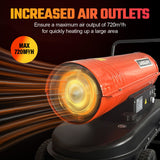 DS BD Industrial Fan Heater 38kW Diesel Kerosene Space Workshop Shed Garage